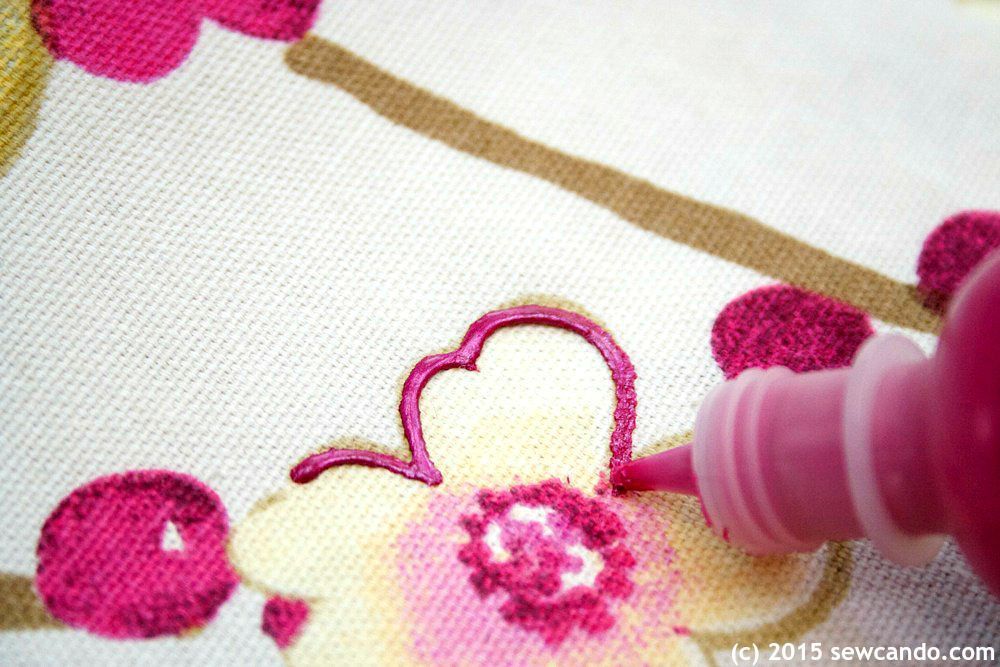 Sew Can Do Tutorial Time Faux Painting Wall Art Using Fabric